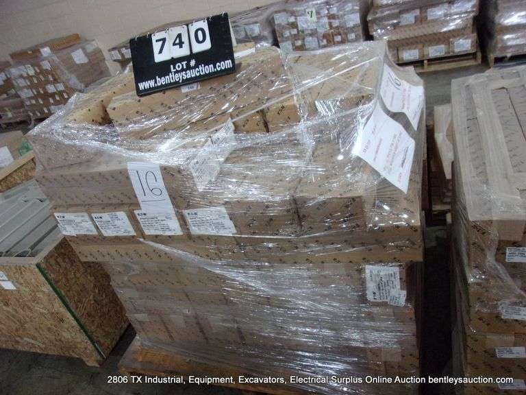 MIXED PALLET: 36" X 4" & 24" X 3" PULL - BOX - 52 PC'S