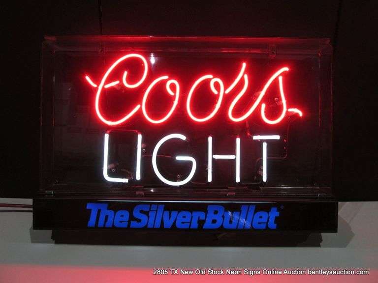 COORS LIGHT THE SILVER BULLET, 27" X 18"