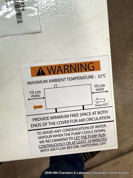 PFEIFFER VACUUM ADIXEN SEK 15 VACUUM PUMP HOUSING