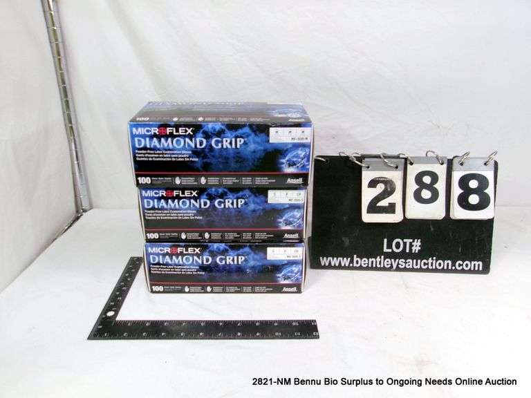 3 MICRO FLEX DIAMOND GLOVES - 3 X MONEY