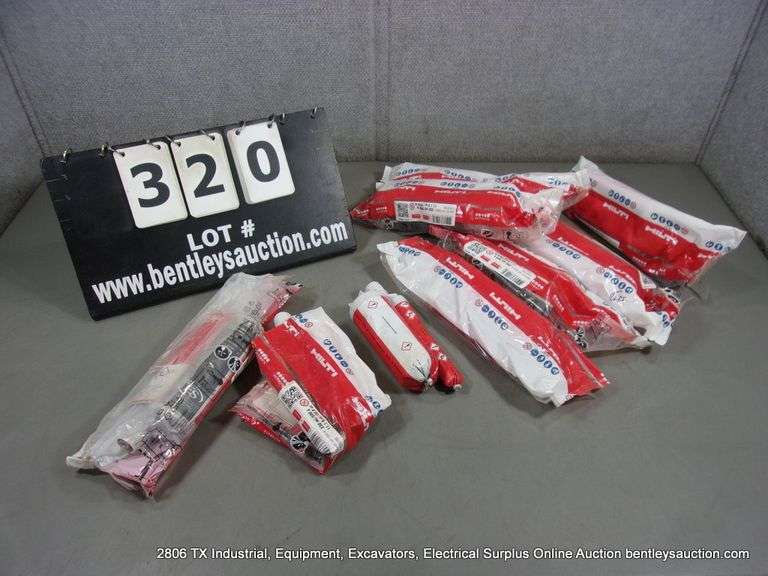 LOT: 7 HILTI CONCRETE EXPOXY MIX SET