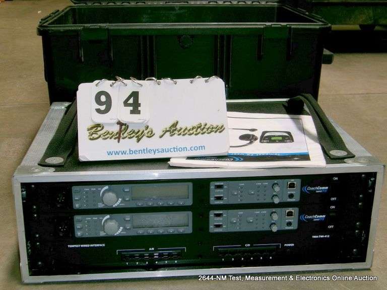 COACH COMM TEMPEST FX WIRELESS HEADSET SYSTEM - MISSING PARTS