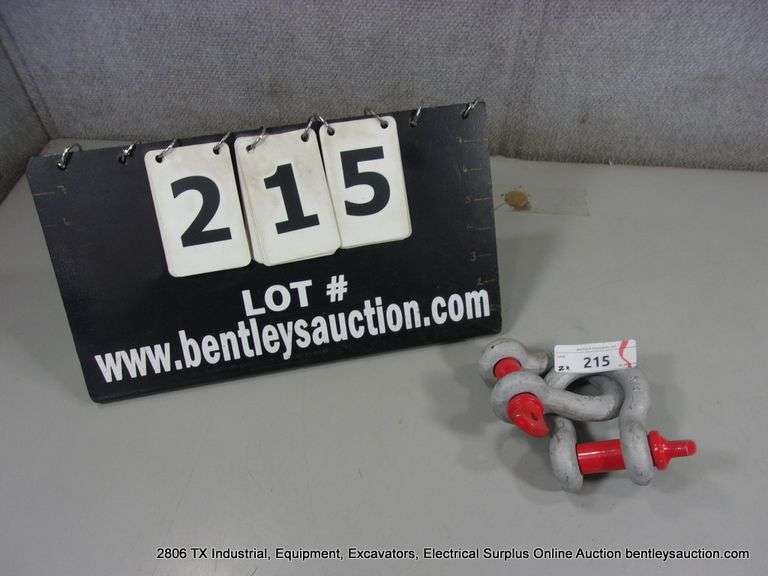 JK ALL METAL KG45 HEAVY DUTY STEEL SHACKLES /LIFTING SHACKLES - 4-3/4 TON X 3/4" (2X MONEY)