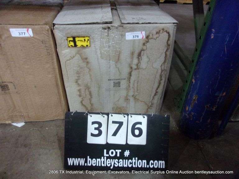 BOX: SWISSTRAX GARAGE FLOW PRO RIBTRAX GARAGE FLOORING TILES - SNAP TOGETHER - YELLOW 24-PCS