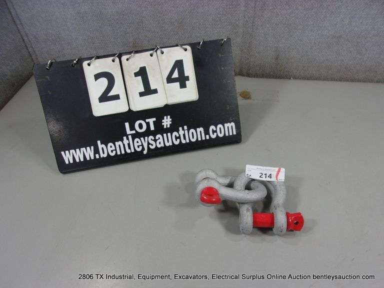 JK ALL METAL KG45 HEAVY DUTY STEEL SHACKLES /LIFTING SHACKLES - 4-3/4 TON X 3/4" (2X MONEY)