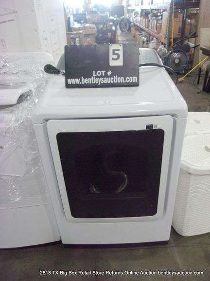 SAMSUNG CLOTHES DRYER, MODEL: DVE52A5500W