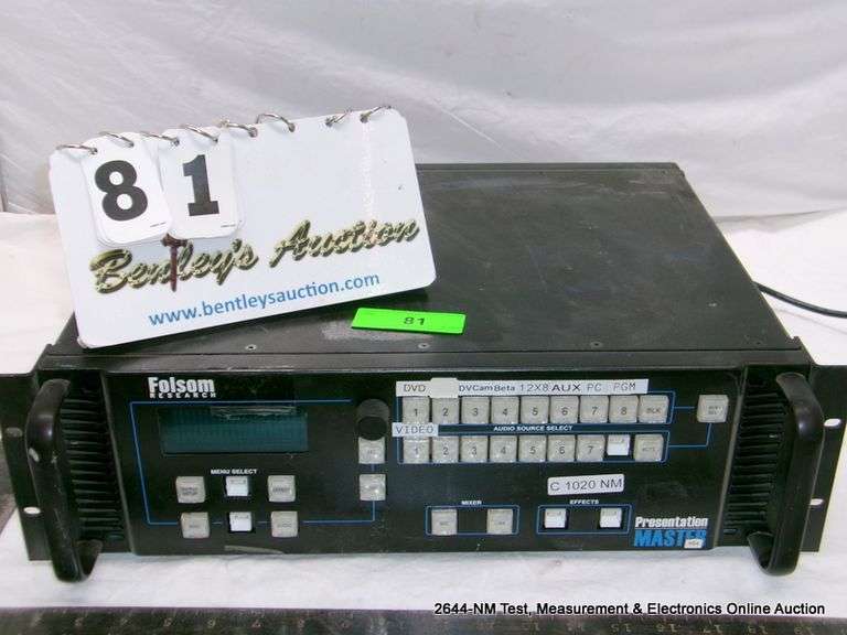 FOLSOM RESEARCH PRESENTATION MASTER SWITCH