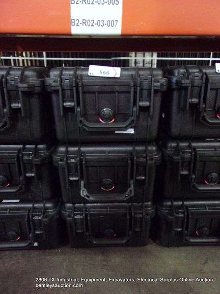 PELICAN 1300 BLACK POLY CASES (3X MONEY)