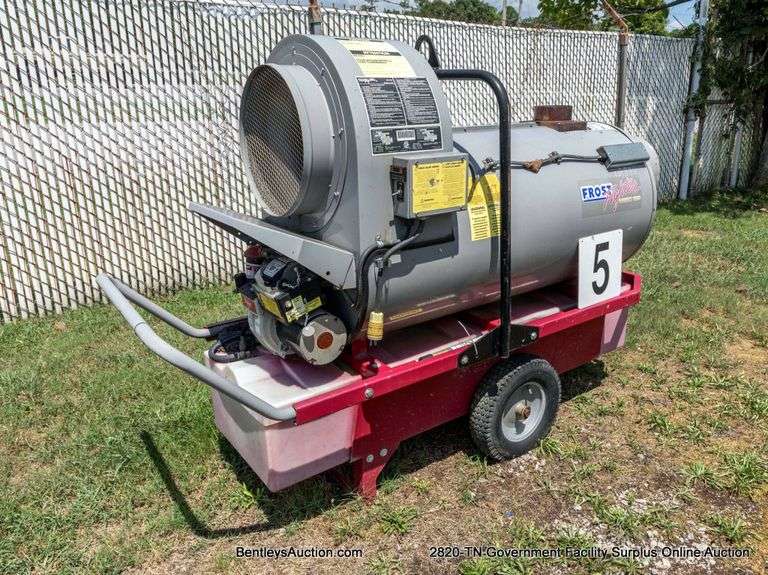 Frost Fighter Heater, Model IDH-500 QR, 490,000 BTU, uses #2 Furnace Oil.