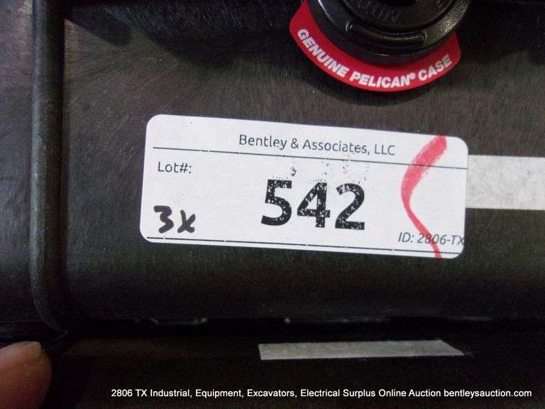 PELICAN 1300 BLACK POLY CASES (3X MONEY)