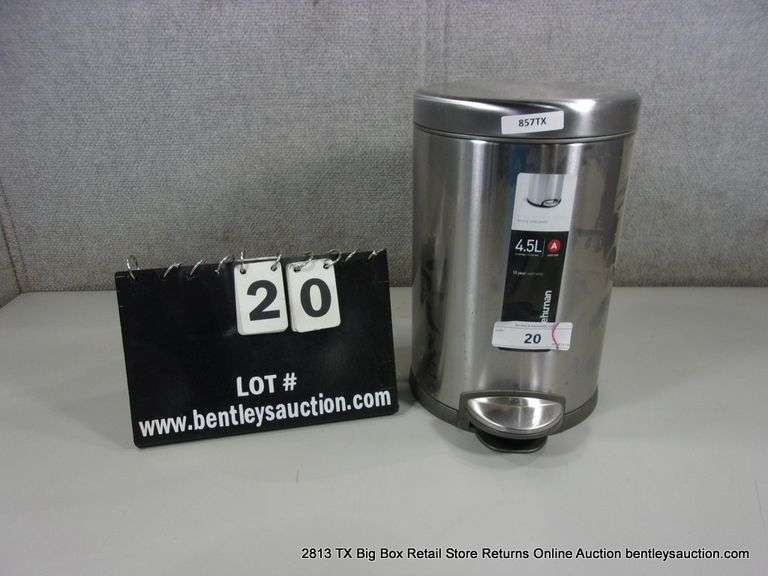 SIMPLE HUMAN 4.5 L SMALL TRASHCAN