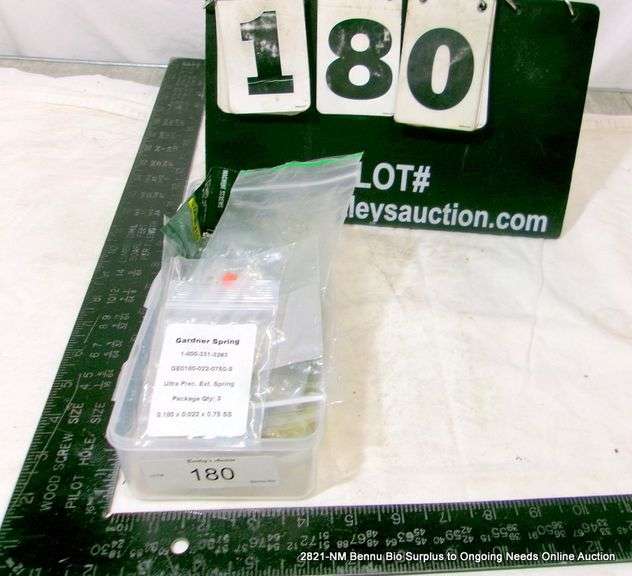 12 - MISC. BINS OF SCREWS 12 X MONEY