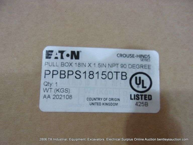 PALLET: PPBPS18150 TB 18" X 1.5" PULL - BOX - 100 PC'S