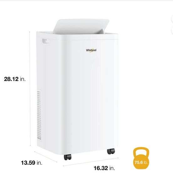 WHIRLPOOL PORTABLE AIR CONDITIONER