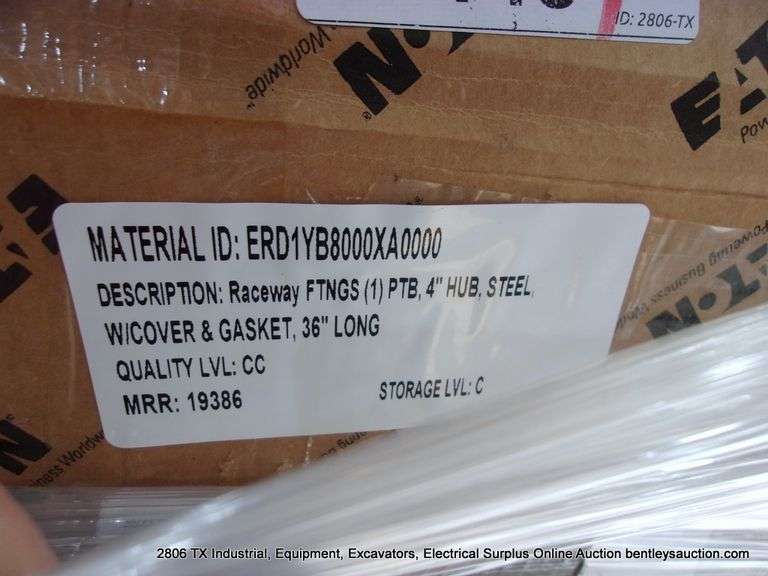 PALLET: EATON PPBPS36400TB - PULL BOX M/S 36" X 4" NPT 90 DEGREE - 20 PC'S