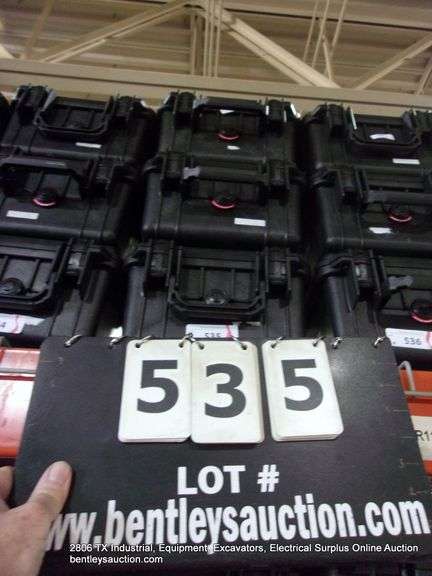 PELICAN 1300 BLACK POLY CASES (3X MONEY)