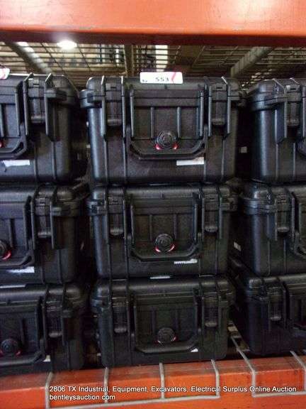 PELICAN 1300 BLACK POLY CASES (3X MONEY)