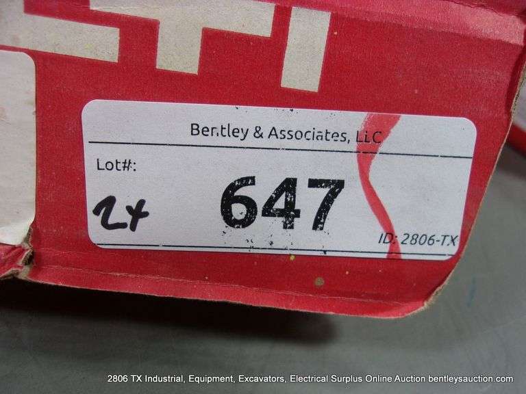 LOT: (2) HILTI STUD ANCHOR BOLTS - MIXED SIZES