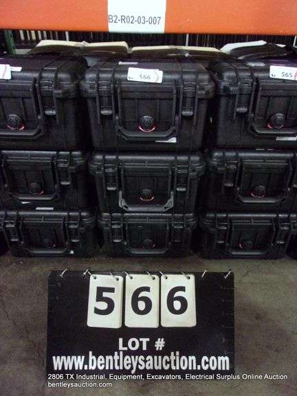 PELICAN 1300 BLACK POLY CASES (3X MONEY)