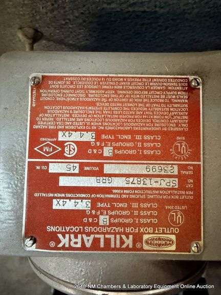 FISHER SCIENTIFIC SR 560W EXPLOSION PROOF REFRIGERATOR/FREEZER