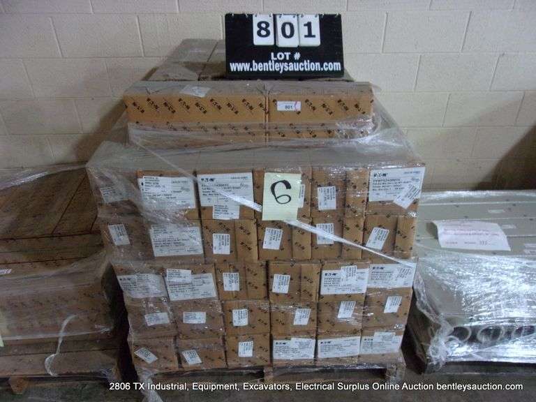 PALLET: EATON PPBPS24300 TC 24" X 3" PASS - THRU PULL - BOX - 50 PC'S