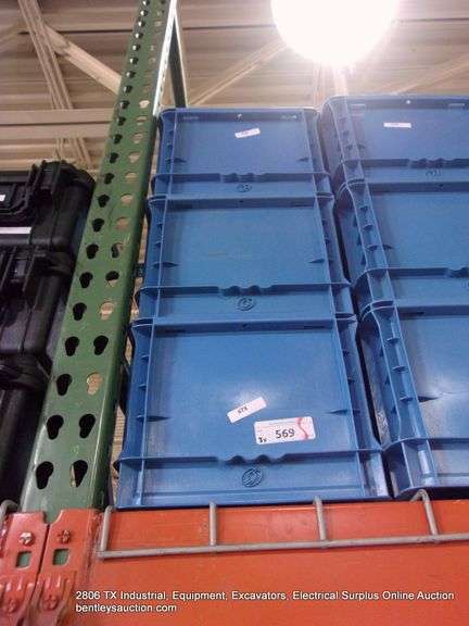 ORBIS NX01215-S BLUE POLY ORGANIZER BINS (3X MONEY)