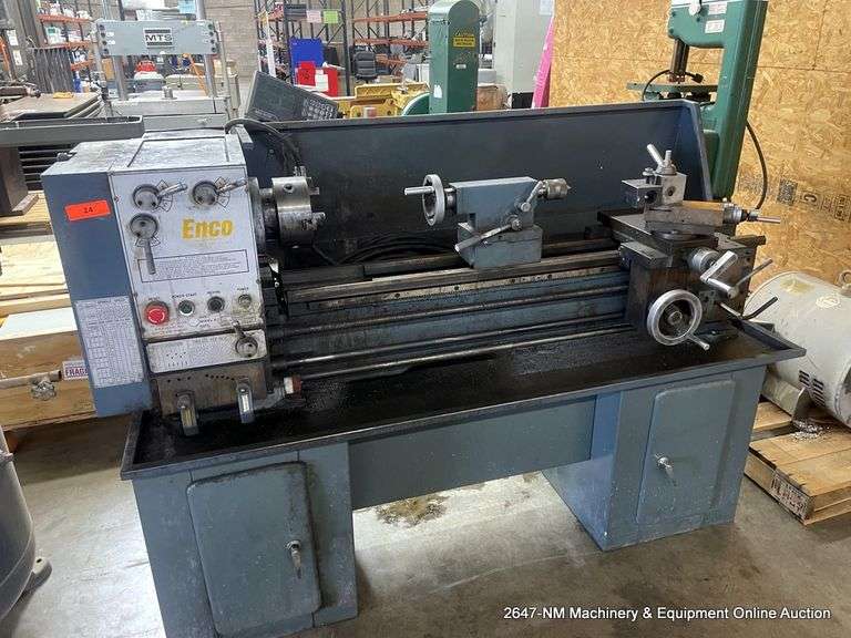 ENCO 110-1351 LATHE 110/220 VOLT 1-PHASE
