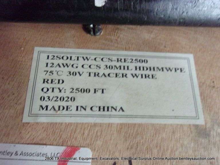 PRIORITY CABB 12AWG CCS HDPE-RED-2500' FPOOL