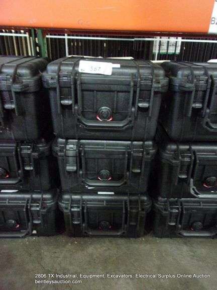 PELICAN 1300 BLACK POLY CASES (3X MONEY)