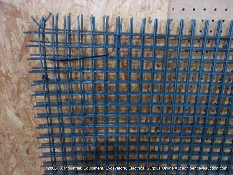KJ ALL-METAL GREEN POWDER CRATED WIRE MESH PANELS - 5' X 5' X 6" (3X MONEY)