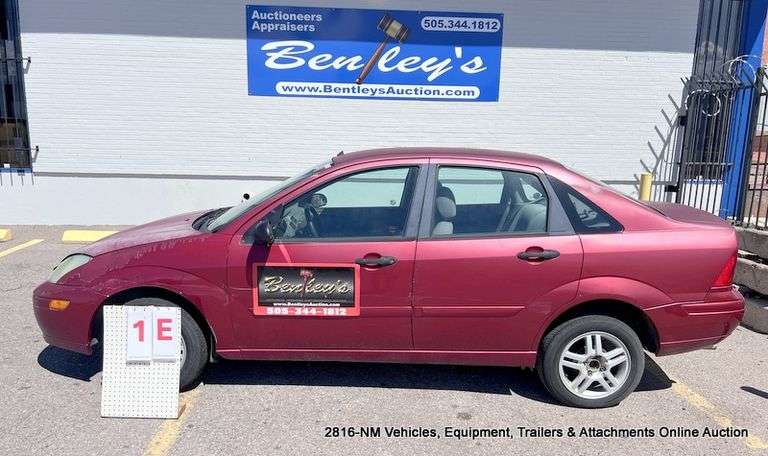 2000  FORD  FOCUS SE  SEDAN  UNKNOWN MILES / HOURS ~