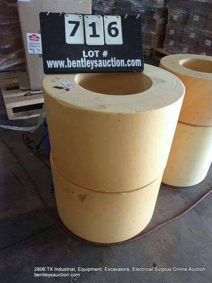 LOT: (2) YELLOW FOAM MOLD BLOCKS