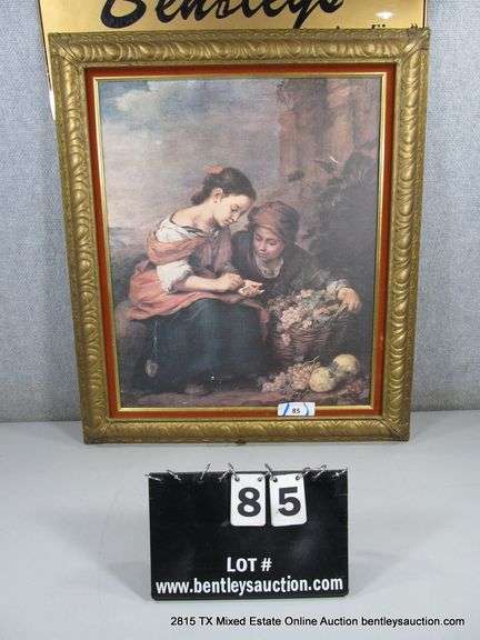 THE LITTLE FRUIT SELLER - FRAMED