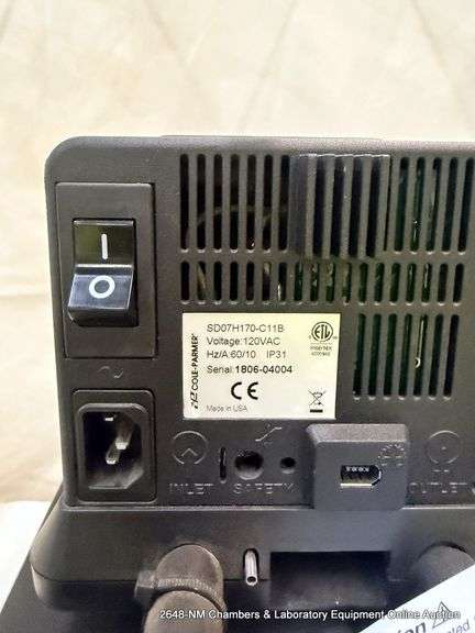 COLE-PARMER POLYSTAT SD07H170-C11B CHILLER