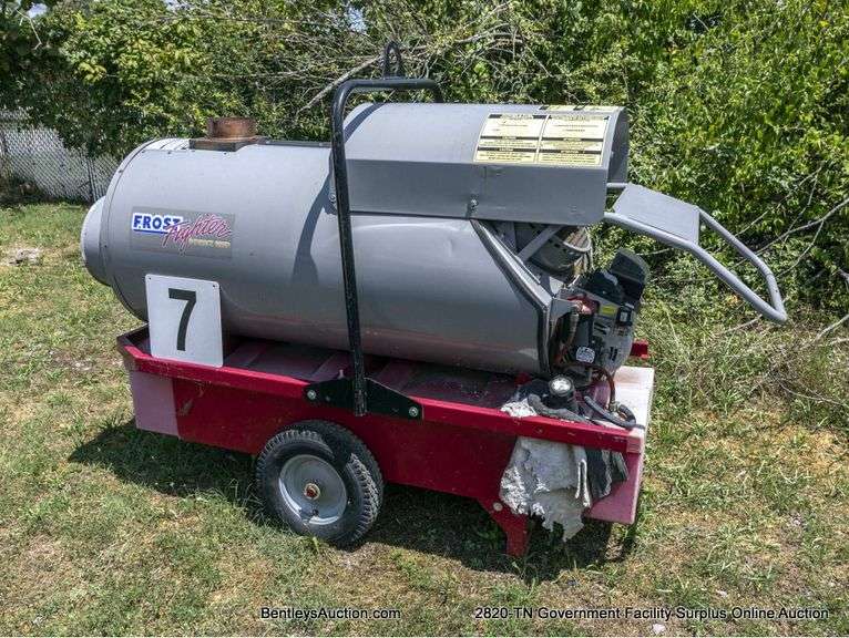 Frost Fighter Heater, Model IDF-500 , 5000,000 BTU, uses #2 Furnace Oil.