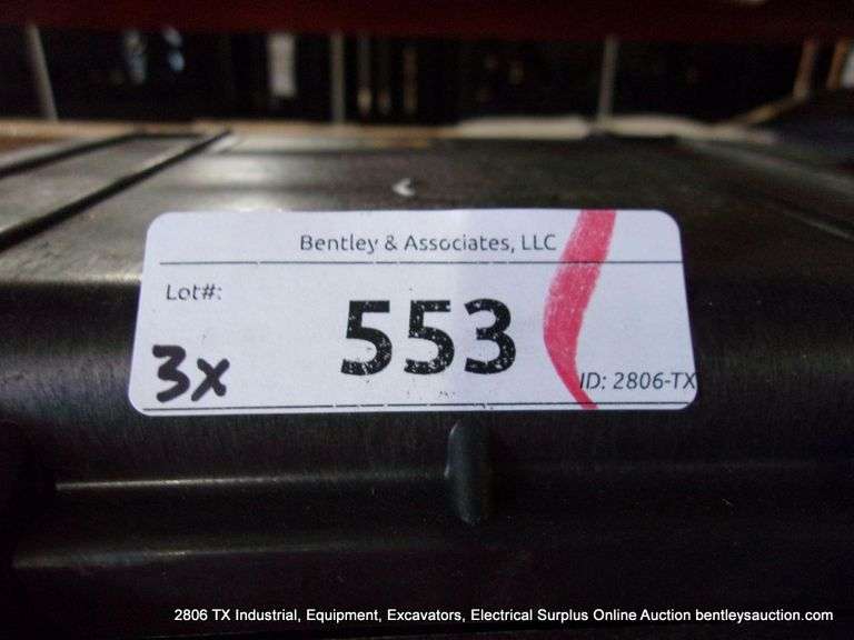 PELICAN 1300 BLACK POLY CASES (3X MONEY)