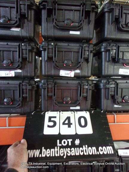 PELICAN 1300 BLACK POLY CASES (3X MONEY)