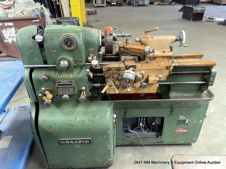 MONARCH 10" EE LATHE "DAMAGED"