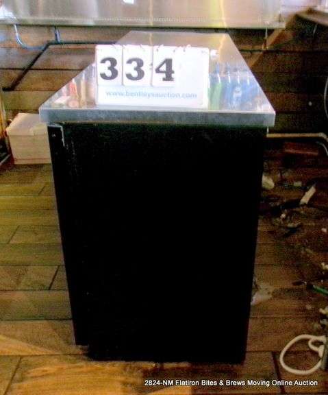 STAINLESS AVANTCO FRIDGE, 3 DOOR (BEER NOT INCLUDED)