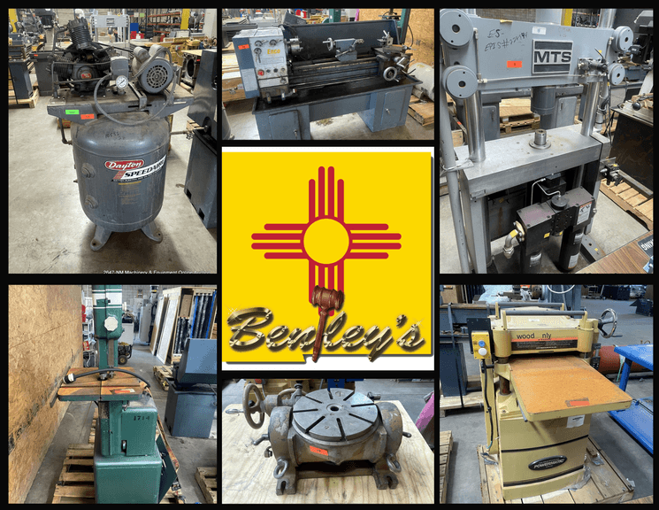 2647-NM Machinery & Equipment Online Auction
