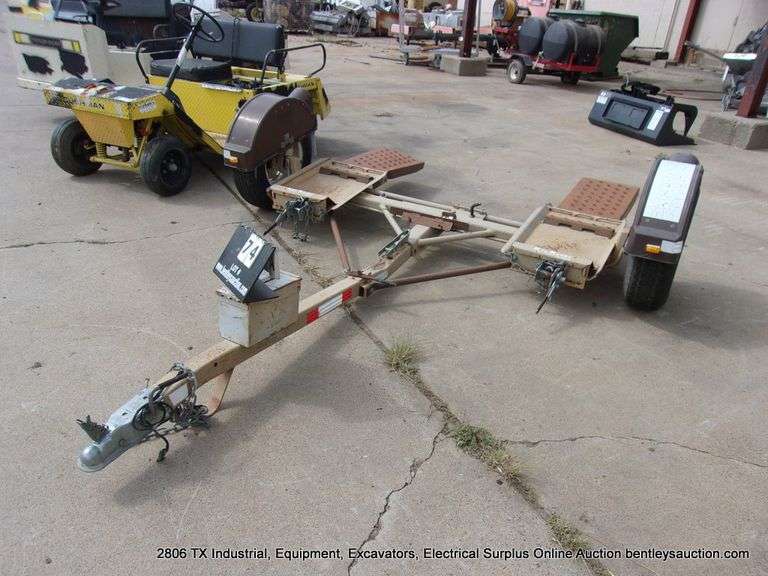 KAR-KADDY STEERABLE 2-WHEEL CAR DOLLY TRAILER, VIN: 15DK101W43AA10630