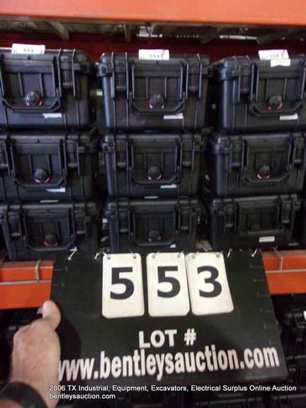 PELICAN 1300 BLACK POLY CASES (3X MONEY)