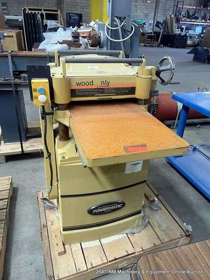 POWERMATIC 15S STATIONARY PLANER
