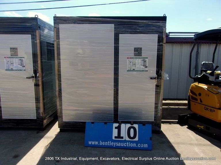 KJ ALL METAL K1522 PORTABLE RESTROOM W/ SHOWER, 7'4" X 5' X 8', S/N KJ2511122