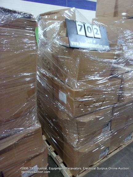 PALLET: PLASTI-BOND RED HOT PRCPLG-5 PIPE COUPLERS - 24 PC'S BOXES, CANTEX 6" X 3" SPACERS - 8 BOXES