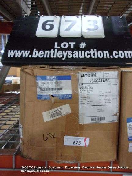 YORK P56C41A50 2HP 460 VAC FAN MOTOR