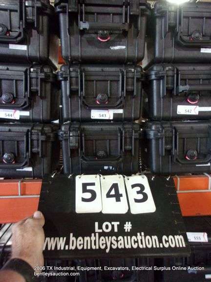 PELICAN 1300 BLACK POLY CASES (3X MONEY)