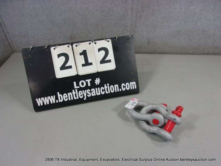 JK ALL METAL KG45 HEAVY DUTY STEEL SHACKLES /LIFTING SHACKLES - 4-3/4 TON X 3/4" (2X MONEY)