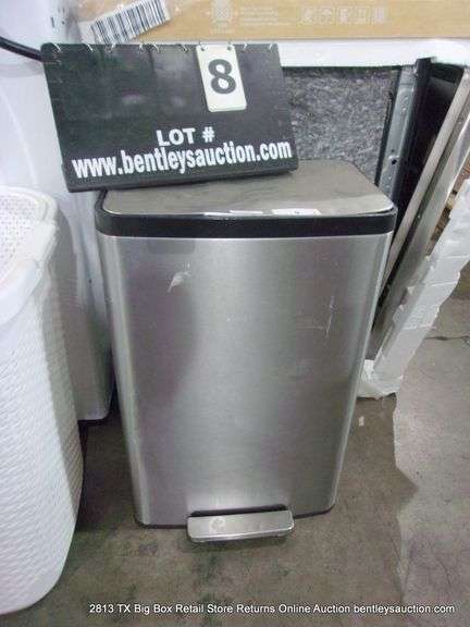 KOHLER STAINLESS TRASHCAN - DAMAGED