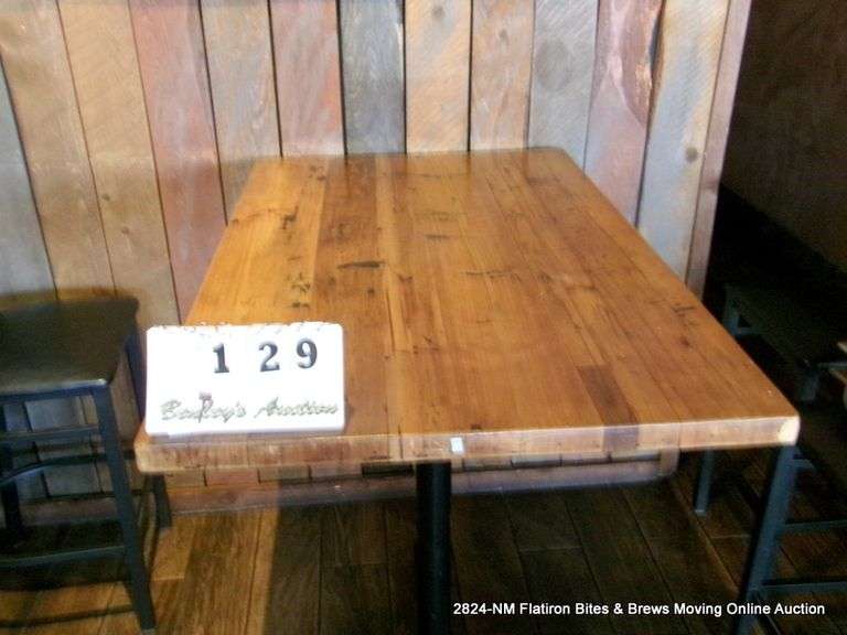 30" X 48" WOODEN TABLE